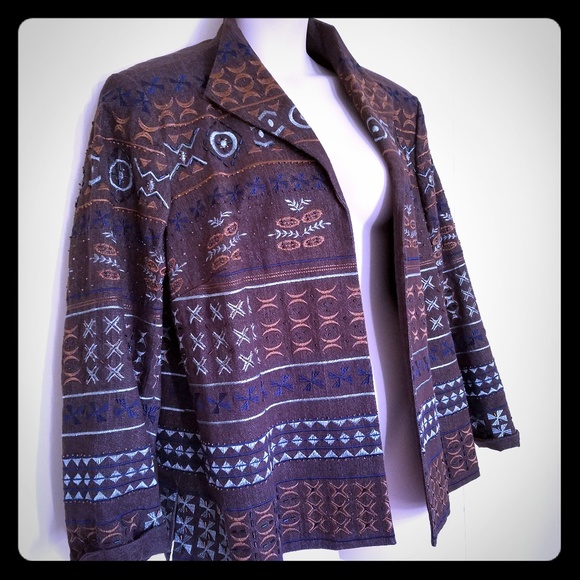 Fabulous embroidered & beaded jacket - Picture 3 of 8